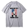 Miss Me Yet 2024 Trump Back T-shirt Unisexe Femmes Hommes Designers T-shirt Casual Sports Lettres Impression Tee Tops Sweat Shirt Plus Taille Outfit Survêtement Top C0909