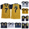 NCAA College Football Jersys 7 Will Grier 13 Andrew Buie 13 David Sills V