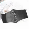 Cinture corsetto elegante nero per donna versatile abito versatile top top design di lusso di lusso cintura elastico cintura elastico marchio marchio gotico