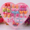 5pcs lot Mixed Styles Lot ovely Cartoon Children Jewelry Baby Girl Earrings Kids Ear Clip On Pierced Alloy Painless Earrings25969205186