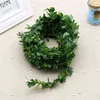 Faux kwiatowa zieleń 75 metrów Symulacja drut PVC pozostawia Garland Garland Green Liście Akcesoria rzemieślnicze Materiały Wreństwa J220906