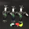 ASH CATCHER WITH REMOVABLE SHOWERHEAD PERC Hookah Glass Bong Water Pipes 14mm 45 90 degree silicone wax container