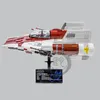 Novo 1673pcs Star Space Wars UCS RZ-1 Bloco A-Wing Fighter Interceptor Starfighter Fit 75275 Modelo Building Toy Toy Kid Gift264V