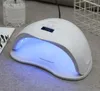 Nageltorkar Snabbtorkare SUN5 Plus 48W LED UV Lamp Autosensor Slå på och av härdar Gel Polish med LCD -skärmskärm