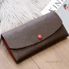 Wallets Fashion Women Clutch Wallet Quality Fold Wallets Ladies Long Classical Old Flower Purse Luxurys Pu Leather Bag Credit Cards Slots