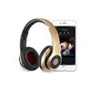 Müzik Kafa Bandı Kablosuz Bluetooth Mikrofon Kulaklık 4.0 Stereo Spor Ofis Oyunları Bluetooth Kulaklık Katlanabilir Destek TF Kart LT