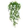 Decorative Flowers Unique Simulation Plants DIY Reusable Ceiling Fake Rattan Wall-mounted