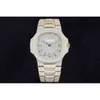 Montres de luxe pour hommes, montre de plongée, taille 40 Mm, Eta 324, mouvement Gypsophila Ice Out Cube diamant