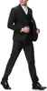 Ternos masculinos Blazers Men Suits Notch Lapela 3 peças 2 Buttons Wear casual Slim Fit Suit de Men Solid Color Jacket Smart Wedding Formal Suitor 220909