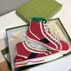 TBTGOL İşlemeli Loafer'lar Denim Kanvas Lüks Tasarımcı Sneakers Çizmeler Bağcıklı Terlikler Abanoz Çiçekli Bej Beyaz Mini Düz Spor Ayakkabılar NO412