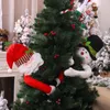 Christmas Decorations Tree Toppers Decoration Cute Santa Claus Snowman Ornaments Winter Party Decor Supplies Holiday