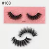 Beaux faux cils épais naturellement doux et délicats fabriqués à la main réutilisables multicouches faux cils extensions yeux maquillage bouclés entrecroisés 10 modèles DHL