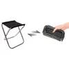 Mobilier de camping Tabouret de pêche en plein air Chaise de pique-nique de camping pliante ultra légère portable 0909