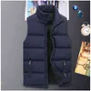 Heren Down Parkas Men/Dames Winter Down Jacket Warm Vest Coat Mouwloze Parkas Jackets groot formaat kleding mode casual jassen streetwear vesten y22