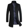 Męskie mieszanki wełny długie wełniane płaszcz męski Masna moda groch płaszcz mieszanki wełny jesienne kurtki zimowe męskie wełniane płaszcz w rozmiarze 5xl 6xl 220909