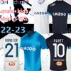 S-4XL 22 23 Marseille King Soccer Jersey Special Edition Gerson sous Bakambu Milik Maillot de Foot 2022 2023 Camiseta Payet Guendouzi Kamara Man Kids Football Shirt