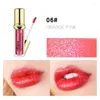 Lipgloss Highlight Metallic Perlglanz Lipgloss Sexy Flüssiger Lippenstift Glänzend Langlebig Wasserdicht Kosmetik Schönheit Halten Sie 24 Stunden Make-up