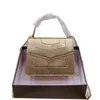 Handbag Crossbody Bag Women Shoulder Handbag Gold Chain Bags Real Leather Purse Flap Wallet Internal Compartment Snakehead Metal High 2022
