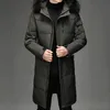 Parkas en duvet pour hommes Parkas en duvet pour hommes Veste d'hiver pour hommes Parkas en duvet de canard blanc Épaissir Manteau Fourrure À Capuche Épais Coupe-Vent Chaud Y22