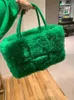 borse firmate Borse da sera Peluche Soft Crossbody Small Underarm Shoulder Fluffy Lady Handbags Female Simple Totes For Women 2022 top quality