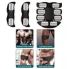 Entegre Equip Ems Elektrikli Kas Stimülatör Fitness Masajı Abdominal Trainer Toner Vücut Zayıflama Masajı Ev Salonu Equiment USB şarj edilebilir 0908