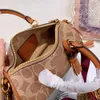 Stilista di moda Borse di lusso Donna Borsa a tracolla con catena a tracolla Lacey 20cm Barile Boston con nappe Portafogli a tracolla larga