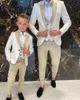 Erkekler Suits Blazers Est Desen Baba ve Oğul Erkekler Düğün Prom Damat Smokedos Terno Maskulino İnce Fit Blazer 3 Parça Jacketpantvest 220909