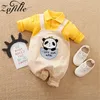 Компания Zafille City Panda Baby Cothes Stand Cothes's Carpers's Dompers Cartoon Born Cumpoon Born и одежда для комбинезон для Borns 220909