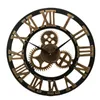 Zegary ścienne duże retro w stylu przemysłowym zegar drewniany zegarek domowy dekoracyjny do salonu biuro baru dekoracje 220909