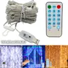 Strings Control Remote LED LUZES DE CORTUNDA COM VOZ CONVORTADO DE VOZ USB 300 LEDS Fairy String para Chrismas/Bedroom/festas DA