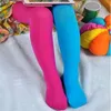 Legginsy rajstopy Candy Kolor Rajstopy dla dziewcząt Patchwork Baby Stretch Spodnia Skinny Pants Kids Dance Ratehose Stockose 39Y 220909