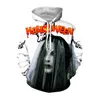 Heren Hoodies Jumeast 3D Gedrukte Veil Witch Skull Sport Halloween Grafische oversized baggy pullover hoodie tops streetwear heren kleding