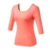 Active Shirts Women's Shirt Quick-dry Wicking Breathable Long Sleeve Loose Yoga Running Workout Slim Activewear Sports Top