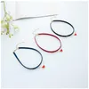 Collares colgantes Moda Pequeño Corazón Rojo Cuello Cadena Gargantilla