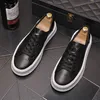 British Designer Wedding Dress Party shoes Fashion Non-slip White Vulcanized Breathable Casual Sneakers Round Toe Business Driving Walking Loafers J138