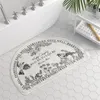 Carpets INS Style Bathroom Carpet Microfiber Bathtub Side Floor Non-Slip Bath Mats Toilet Rugs Doormat For Shower Tapis Salle De Bain