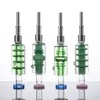 Heady Hookahs Freezable Glycerin NC Kits Nectar Collectors Kit 150mmダブストロー