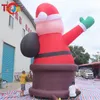 outdoor activities 8m 26ft Tall Giant Inflatables Santa Claus inflatable Father Christmass inflatable santas with gift bag and led light for