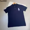 2023 Yaz Tasarımcı Tops Polo Erkekler Paul Tshirts Büyük At Amerika RL Grafik Tees Nakış Erkekler T-Shirts Baskı Polos Sıradan Kısa Kollu