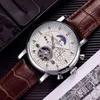 Beroemd merk Baifujiangshi d Ton Heren volautomatisch mechanisch eeuwigdurend kalenderserie waterdicht horloge