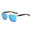 okulary przeciwsłoneczne dla mężczyzn projektanci okularów przeciwsłonecznych pełne ramy złote kwadratowe ramy marki słoneczne okulary mody okulary spolaryzowane sportowe okulary rybackie UV