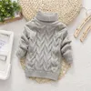 Pulover Autumn Winter Sweater Top Baby Kilding Clothing Boys Girls Knusted Pullover Studle Sweater Kids Spring Wear 2 3 4 6 8 Ends