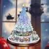 Altri articoli per feste di eventi Albero giocattolo di Natale Scultura rotante Decorazioni per treni Adesivi per finestre in pasta pegatinas paredes 220908