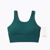 Soutien-gorge de yoga profond V beau dos tenues de yoga fitness gilet à col roulé pour les femmes réunies avec coussin de poitrine dame haut de sport VELAFEEL