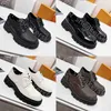 Top Designer Shoes Platforms Sneakers Women Loafers Классическая кожаная печатная платформа повседневная обувь с размером коробки 35-41