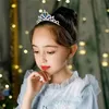 Ice and snow crown children crown alloy headwear hairpin kids Princess Tiaras jewelry girls birthday CrownsLT018