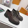 Top-Designerschuhe Frauen Slebende Plattformen Sneakers Klassische Lederdruck Chaussures Plattform Casual Schuhe mit Box Größe 35-41