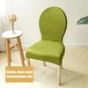 Housses de chaise à dossier rond, housse de siège élastique pour salle à manger, étui de protection de cuisine, tabouret extensible pour Banquet El