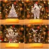 Other Event Party Supplies Christmas Toy LED Light Merry Decorations for Home Ornament Navidad Noel Xmas Gifts Cristmas Yea 220908