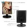 360 Degree Rotation Touch Screen Make Up Mirrors LED Cosmetic Folding Portable Compact Pocket With 16/22 Lighting Dimmable Makeup Mirror x0641